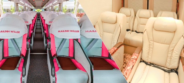 Mai Linh WILLER Sakura bus seat and limousine massage seat