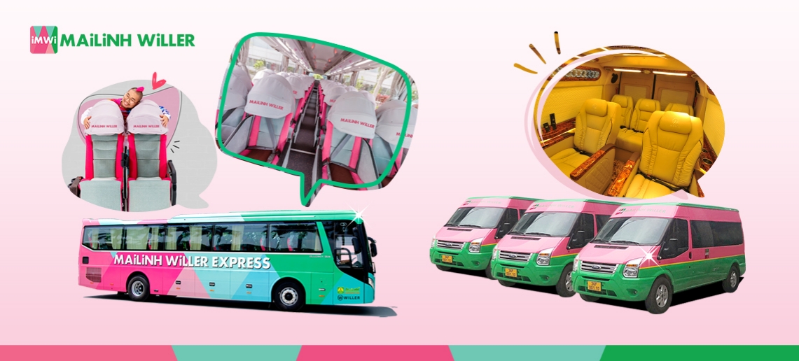 Xe khách, xe limousine Thanh Hóa Hà Nội Mai Linh WILLER