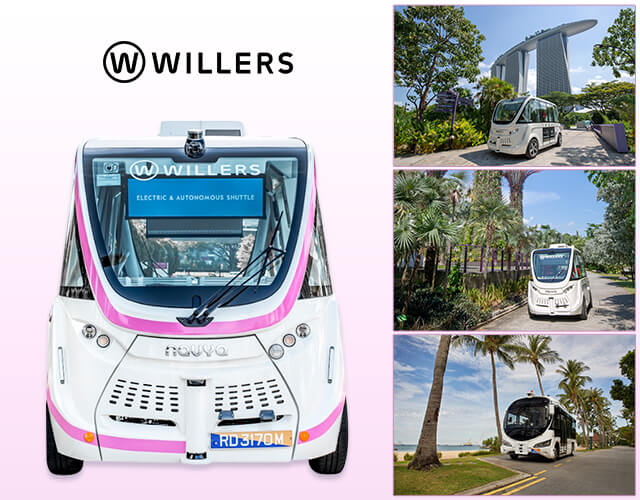 Xe không người lái WILLERS tại Singapore