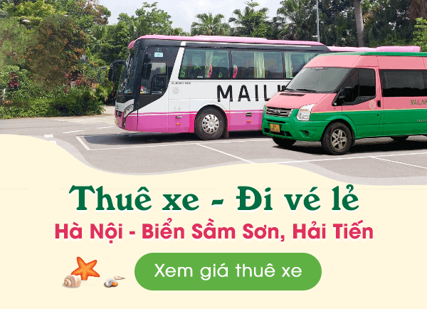 Cho thê xe đi biển Sầm Sơn Hải Tiến từ Hà Nội